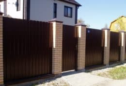 профнастил для забора по низкой цене