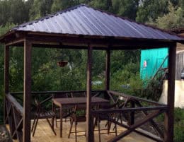 беседка из профнастила