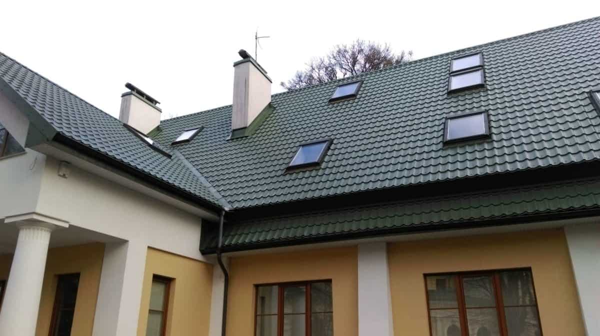 Фото крыши из металлочерепицы
